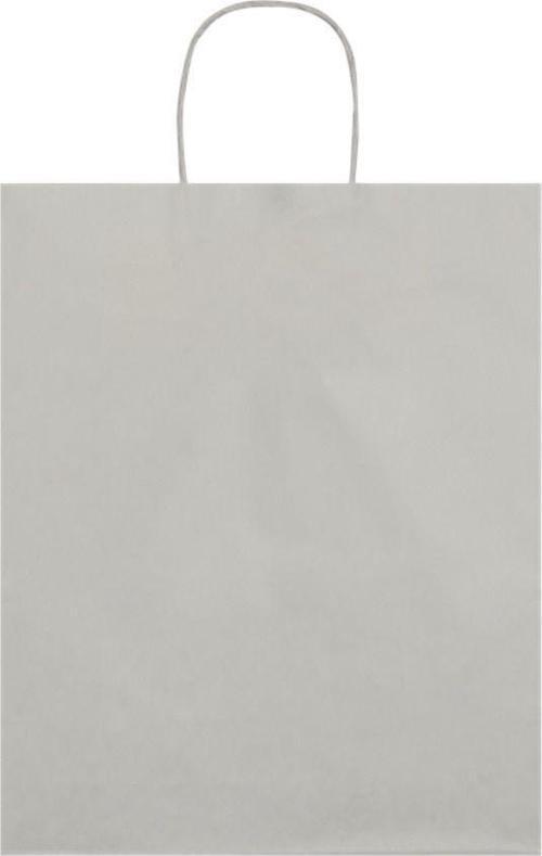 25X12X31-25 Adet Burgu Saplı Beyaz Kraft Çanta