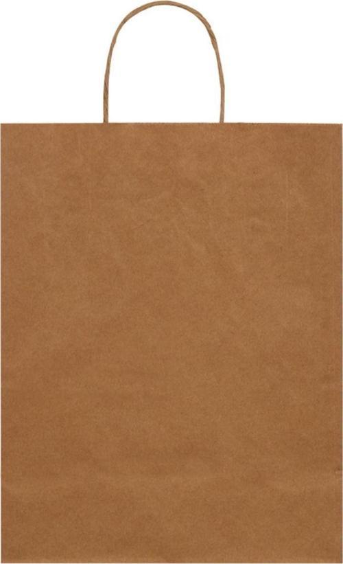 20X10X22-200 Adet Burgu Saplı Kraft Çanta
