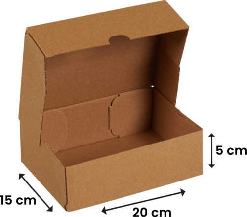 20X15X5 - 25 Adet Kesimli Kutu - Internet Ve Kargo Kutusu