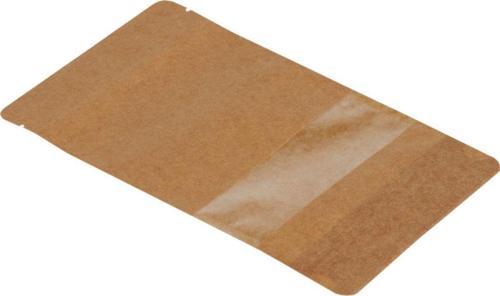 13 Cm X 22,5 Cm + 3,5 Cm -2000 Adet Kraft Dar Pencereli Doypack