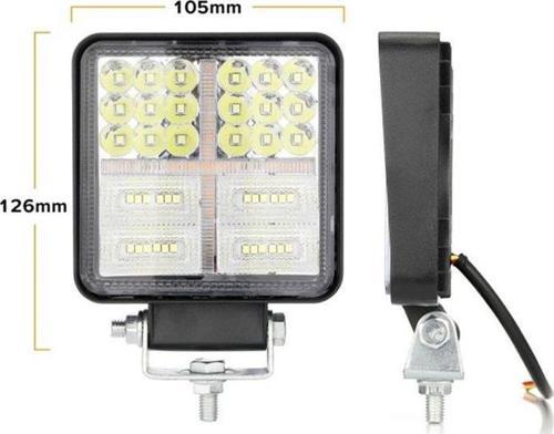 Kare Flaşlı Sis Lambası 12-24V / Lass313