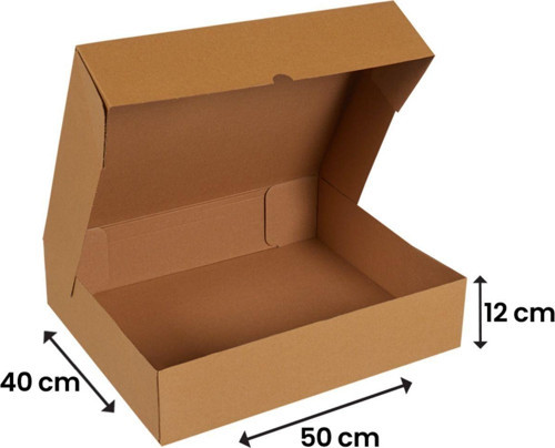 50X40X12-25 Adet Kesimli Karton Kutu - Internet Ve Kargo Kutusu