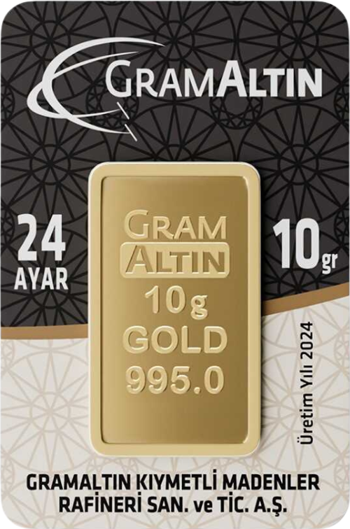 10 GR 24 Ayar İAR Gram Altın