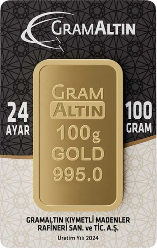 100 GR 24 Ayar İAR Gram Altın