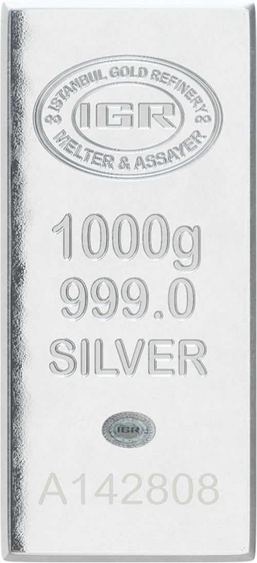 1000 GR 999 Milyem İAR Gram Gümüş