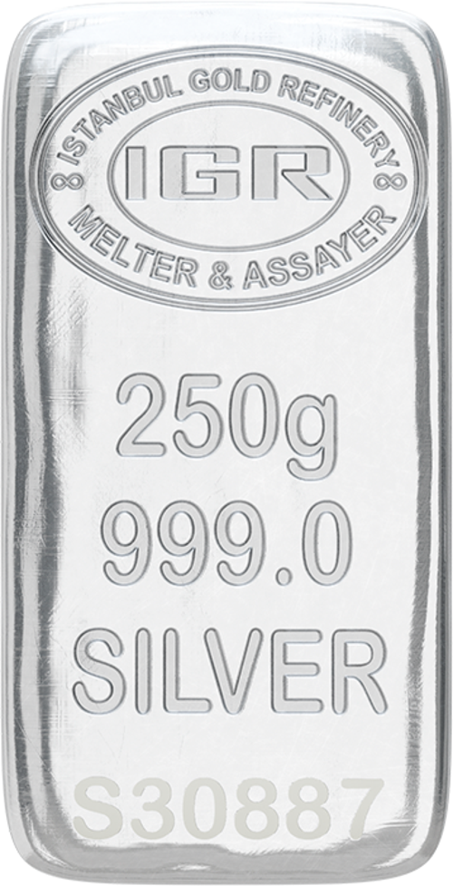 250 GR 999 Milyem İAR Gram Gümüş