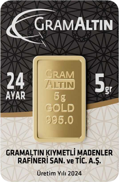 5 GR 24 Ayar İAR Gram Altın