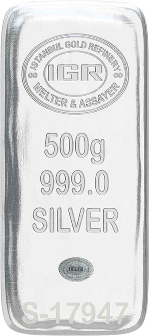 500 GR 999 Milyem İAR Gram Gümüş