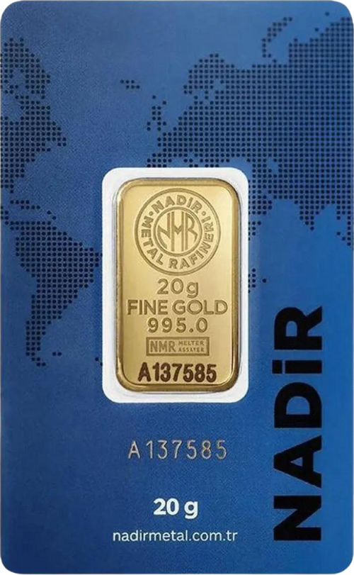 20 GR 24 Ayar NadirGold Gram Altın