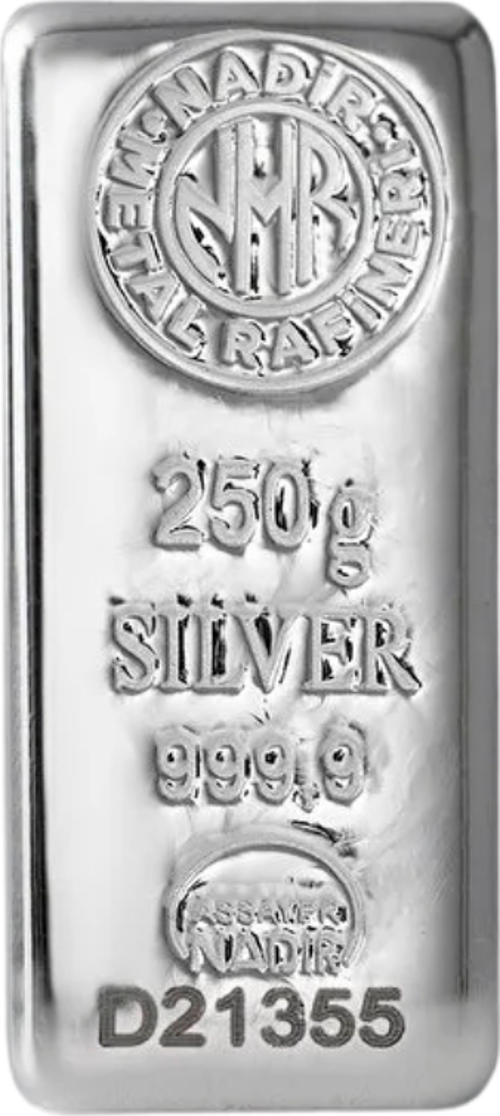 250 GR 999 Milyem NadirGold Gram Gümüş