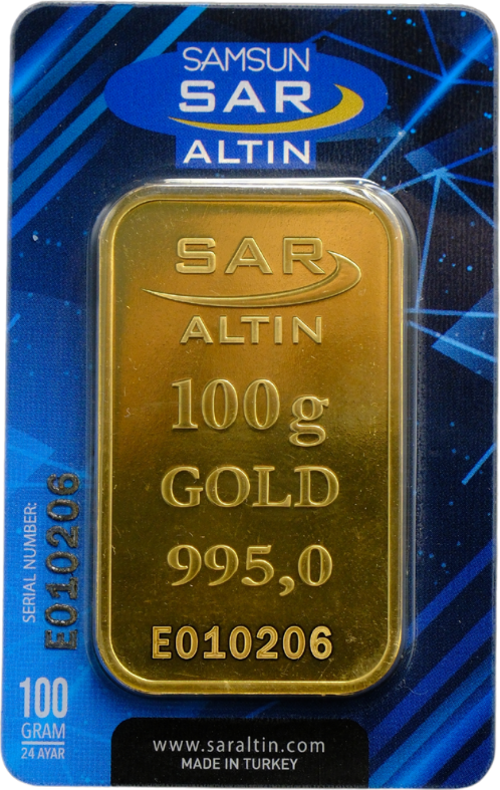 100 GR 24 Ayar SAR Gram Altın
