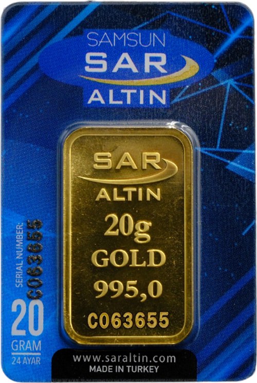 20 GR 24 Ayar SAR Gram Altın