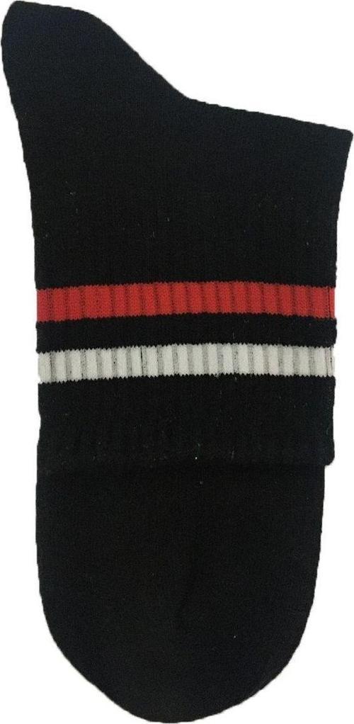 Siyah Kısa Tenis Çorap 0021-2