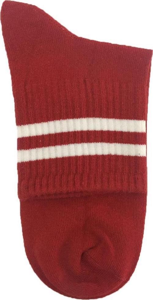 Kırmızı Kısa Tenis Çorap 0026