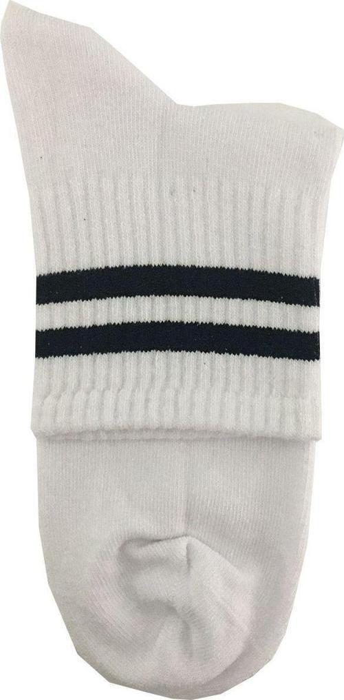 Beyaz Kısa Tenis Çorap 0022-1