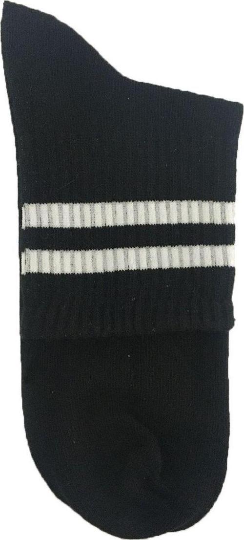 Siyah Kısa Tenis Çorap 0021-1