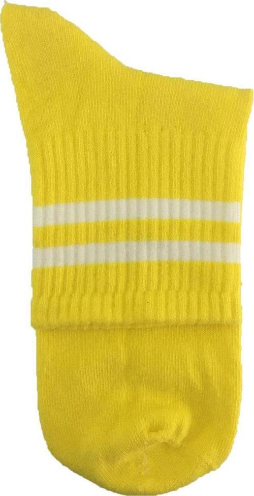 Sarı Kısa Tenis Çorap 0029