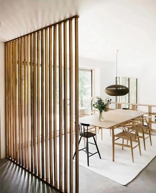 100 cm X 280 cm Ahşap Çıtalı Paravan Oda Ayırıcı Seperatör Duvar Dekor 100 cm X 280 cm