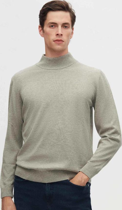 Regular Fit Yarım Balıkçı Yaka Basic Triko Kazak-7125