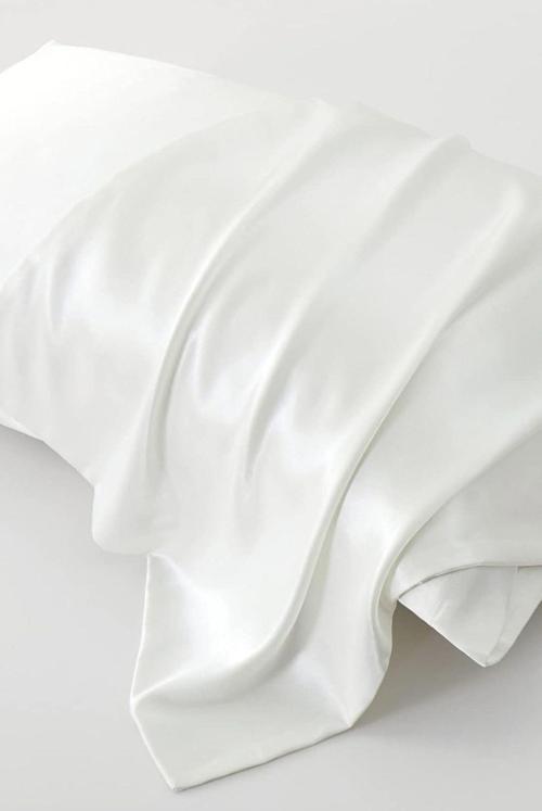 Beyaz Ipek Saten Yastık Kılıfı 50 X 70 Tekli 1 Adet
