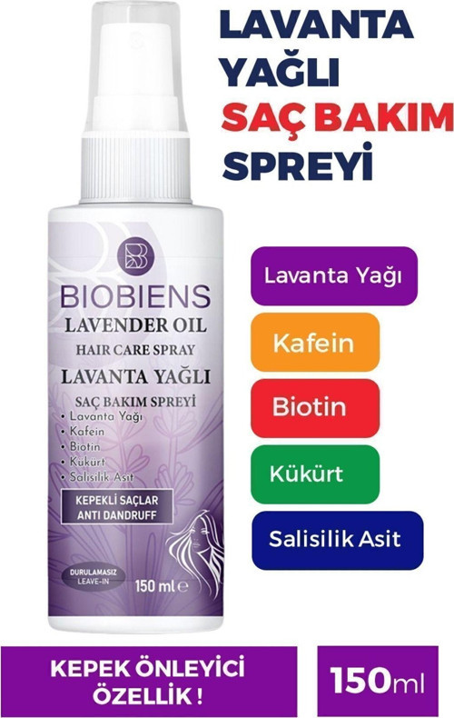 Lavanta Yağlı Saç Bakım Spreyi 150 Ml
