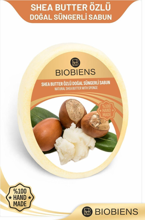 Shea Butter Özlü Duş Ve Cilde Özel Doğal Süngerli Sabun