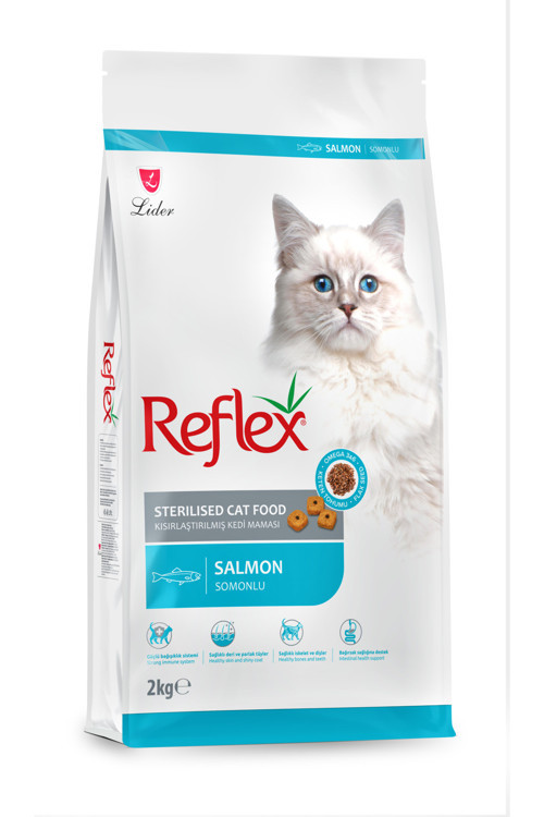 Kısırlaştırılmış Somonlu ve Pirinçli Yetişkin Kedi Maması 2 Kg