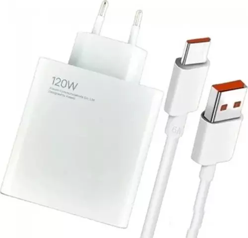 Honor Play uyumlu -120W Type C Şarj Aleti ve 6 Amper Type C Şarj Kablosu