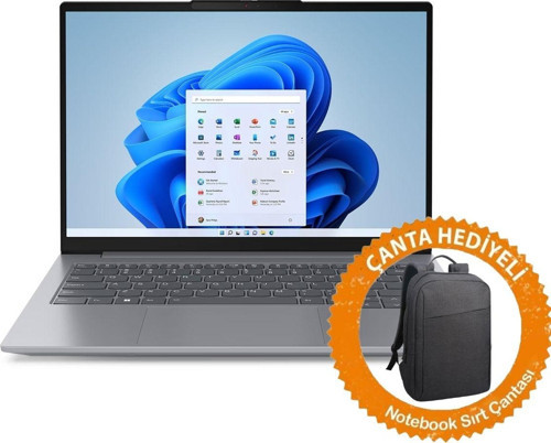 Thinkbook 14 İntel I7 13700H 64GB 4TB SSD Windows 11 Pro 14" Wuxga IPS Taşınabilir Bilgisayar+Çanta 21KG004NTRC42