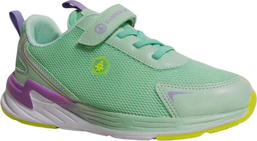 Yeşil Mor Cırtlı Sneakers Spor Ayakkabı