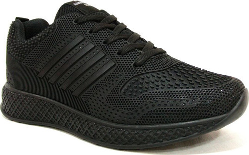 Siyah Sneaker Bağcıklı Spor Ayakkabı