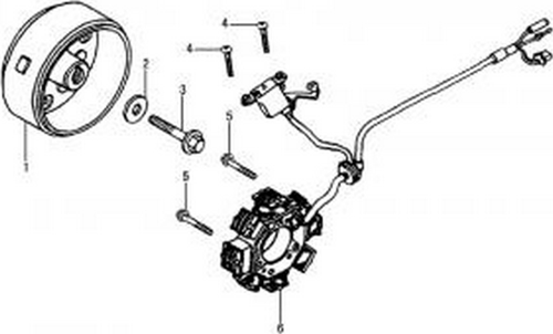 YUKI YK250GY-7 IZCI ROTOR #3111000-404-00