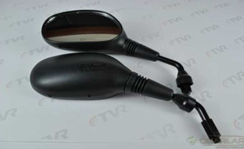 SCOOTER AYNA SİYAH 8 MM TAKIM #10002