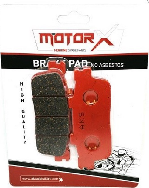 SYM JOYRİDE/GTS-250/HD EVO/JOYMAX/XCİTİNG-500 ARKA FREN DİSK BALATASI (KIRMIZI) #40501520000211