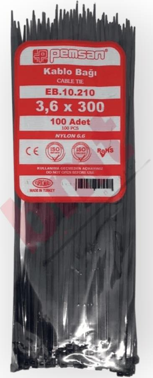 PEMSAN KABLO BAĞI 3,6 X 300