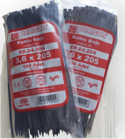 PEMSAN KABLO BAĞI 3,6 X 205