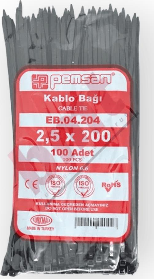 PEMSAN KABLO BAĞI 2,5 X 200