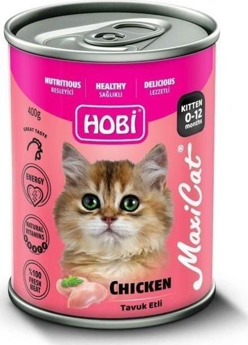 Maxicat Tavuklu Yavru Konserve 400 gr x 20