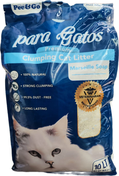 Pee&Go Clumping Cat Litter Marseille Soap (Marşel-Sabun Kokulu)