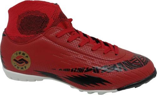 28366 Erkek Kırmızı Bağcıklı Çoraplı Halı Saha Ayakkabı