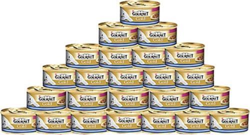 Gourmet Gold Çifte Lezzet Okyanus Balığı  Ispanak Soslu 85 gr 24 Adet