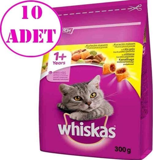 Tavuklu Sebzeli Kedi Maması 300 gr 10 Adet