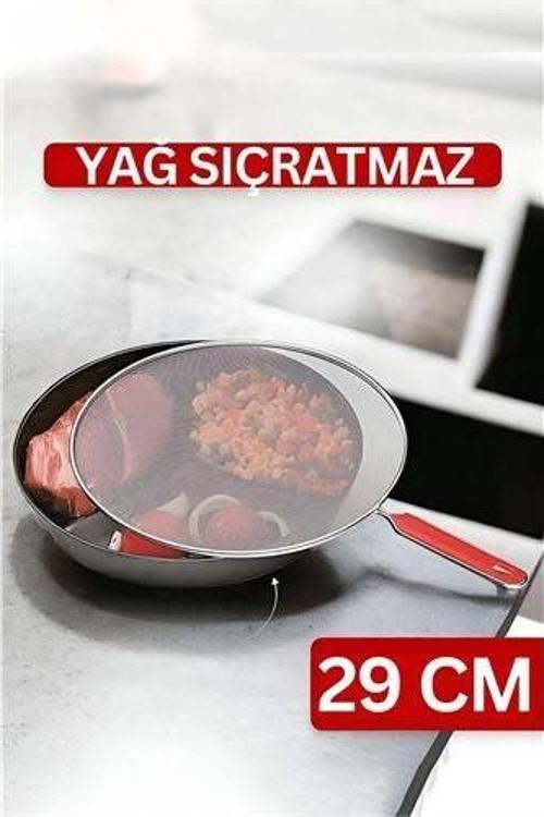 Flou Kızartma Yağ Sıçratmaz ve Un Eleği