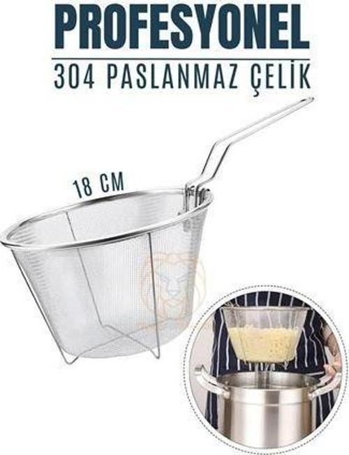 Kızartma Süzgeci Patates Kızartma Filtresi 304 Paslanmaz Çelik Mink Design
