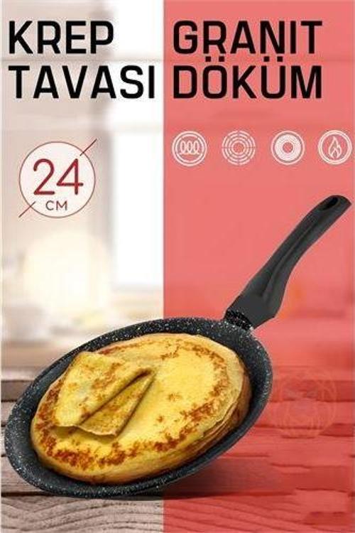 Krep Tavası Granit Döküm Profesyonel