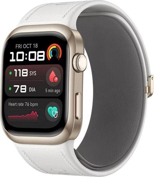 Watch D2 – Altın Beyazı Kompozit Deri Akıllı Saat (Huawei Türkiye Garantili)