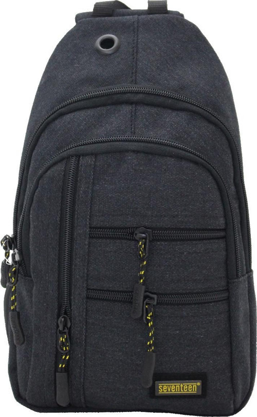 3473 Tek Omuz Askılı Kanvas Sırt - Göğüs Çantası - Body Bag