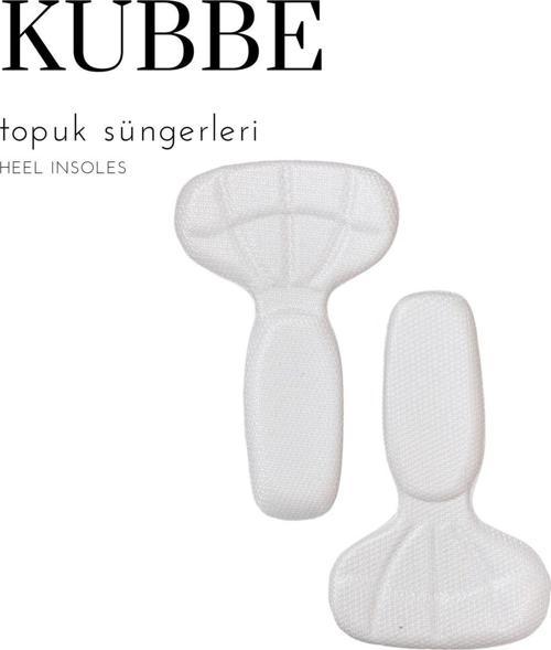 Beyaz Taban Destekli Topuk Süngeri - Ayakkabı Vurmasına Karşı Koruma Ve Maksimum Konfor!