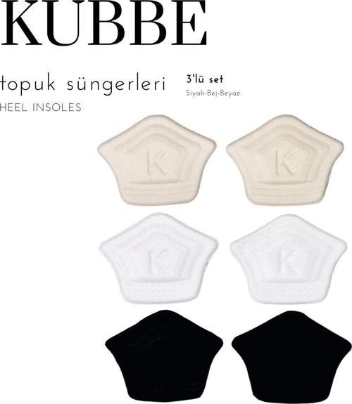 Taç Topuk Süngeri 3'Lü Set - Ayakkabı Vurmasına Karşı Koruma Ve Maksimum Konfor!