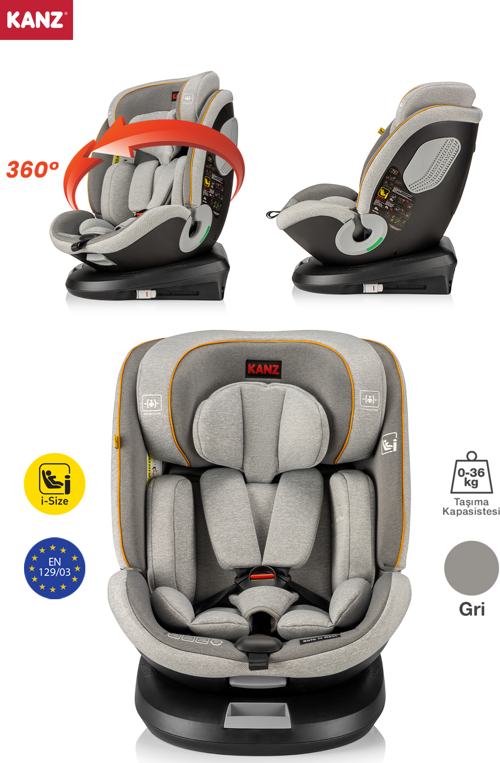 Safe N Rest I-size Oto Koltuğu Gri